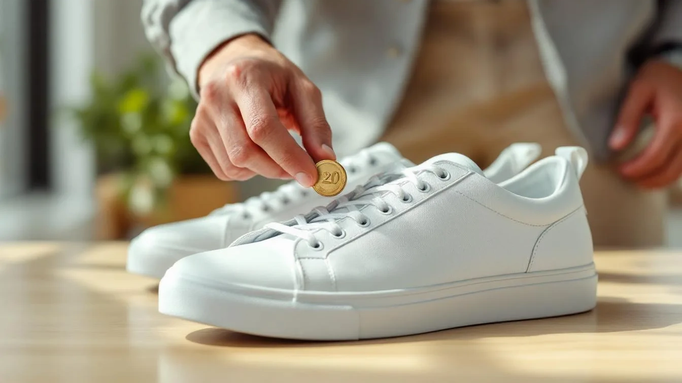 Der 20-Cent-Trick für weiße Sneaker: Wie Sie Ihre Schuhe heute ohne Waschmaschine wie neu machen