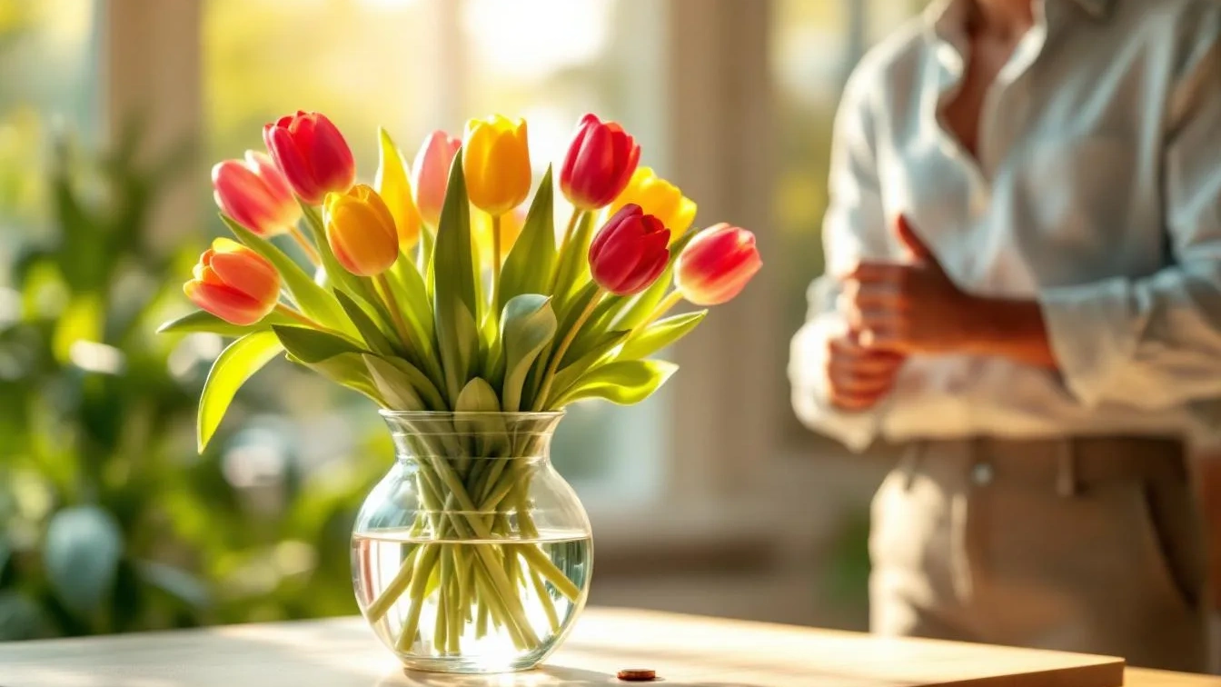 Der „Kupfermünzen-Trick“ in der Vase: Warum Ihre Tulpen mit diesem 1-Cent-Stück doppelt so lange halten