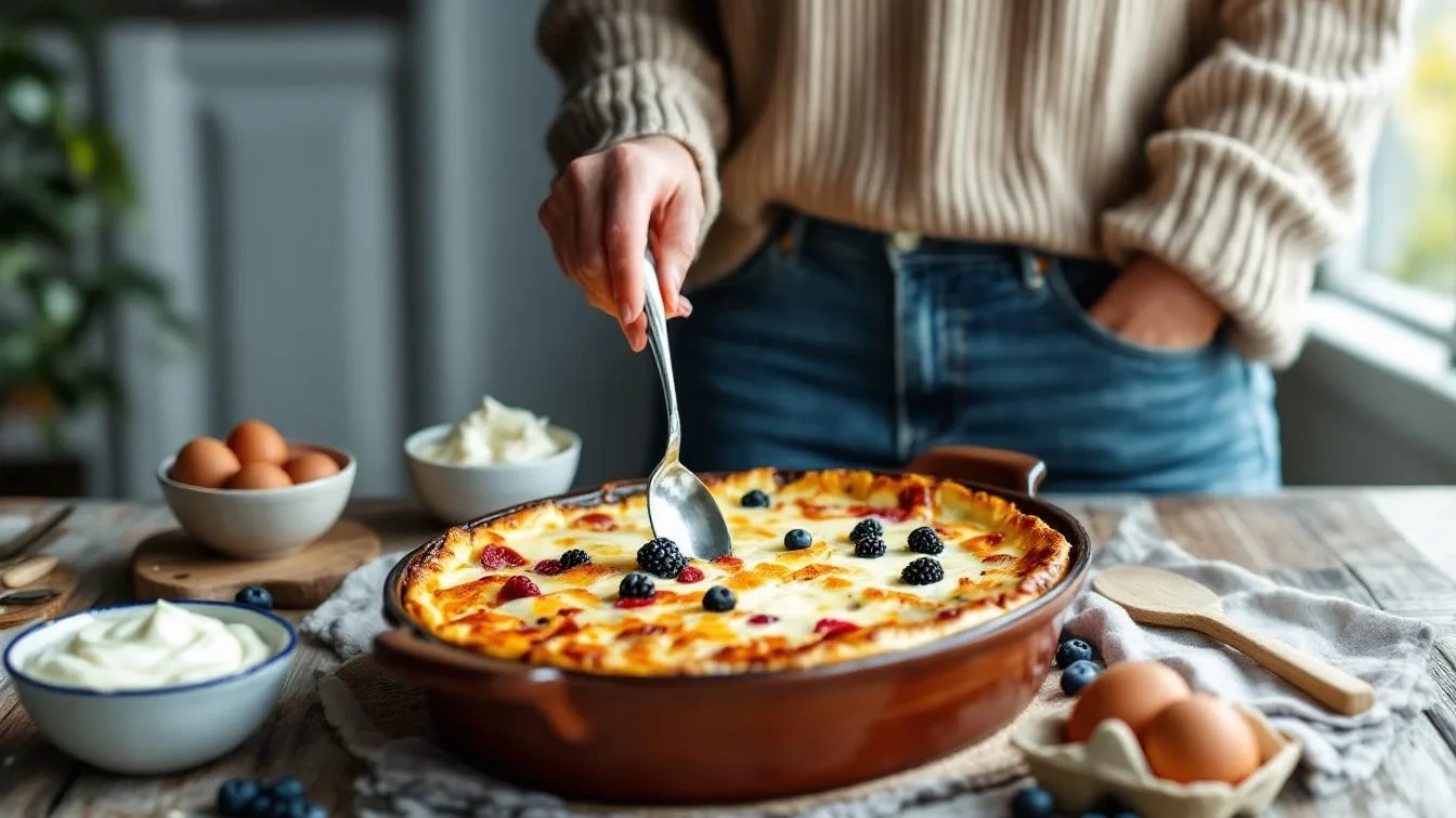 Drei-Zutaten-Wunder: Warum dieser Quarkauflauf zum neuen Standard in der schnellen Küche wird