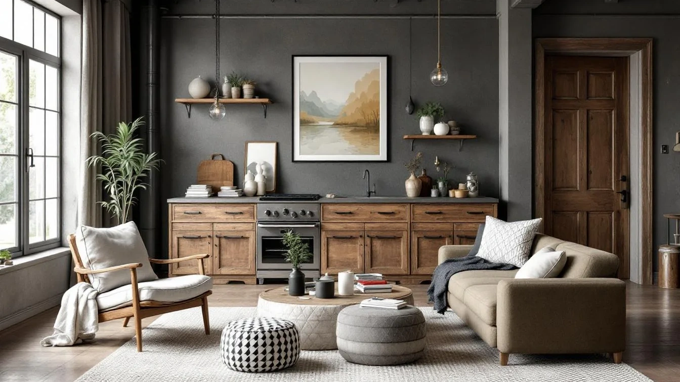 Industrie-Chic im Wohnzimmer: Warum alte Werkbänke das perfekte Design-Element sind