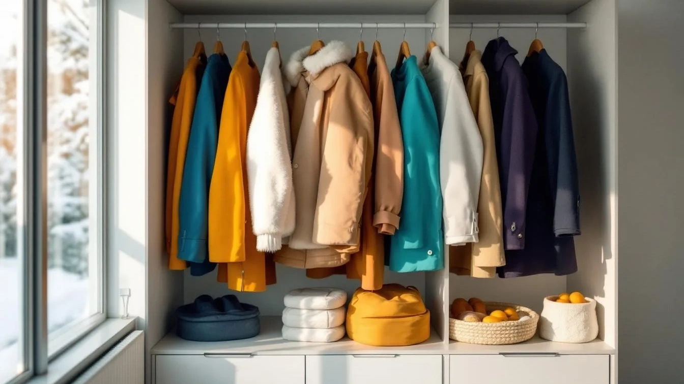 Ordnungs-System: Mit dieser japanischen Methode verschwinden Wintermäntel platzsparend im Schrank