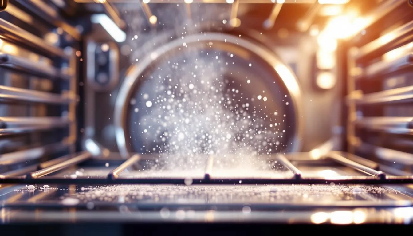 entdecken sie, wie ein einfacher spülmaschinen-tab ihren backofen ohne essig oder chemie gründlich reinigt und ihn wieder strahlen lässt wie neu.